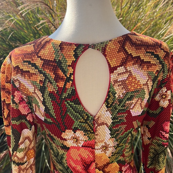 Farm Rio Jessa Puff Sleeve Maxi Dress - Picture 8 of 13